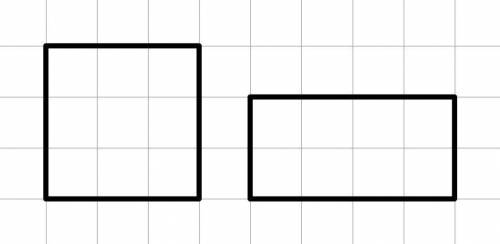 * Начертить прямоугольник и квадрат с одинаковым перимет- ром, равным 12 см. Найти площадь каждой фи