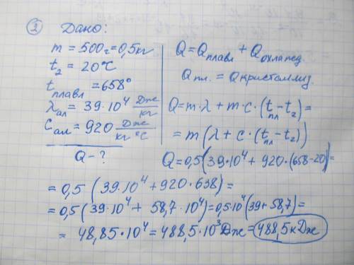 1. Какую массу воды можно нагреть от 15° С до 80° С, спалив 30 г спирта, если вся теплота, которая в