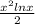 \frac{x^{2} lnx}{2}