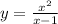 y=\frac{x^2}{x-1}