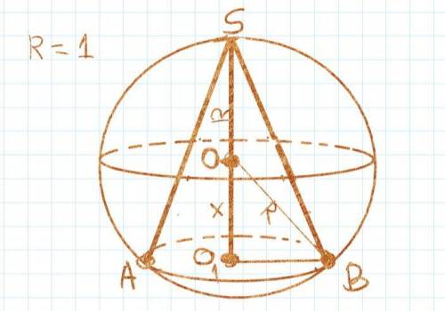 Найдите наибольший возможный обьем конуса около которого описана сфера радиуса 1.