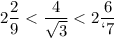 \displaystyle 2\frac{2}{9}