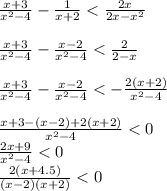 \frac{x+3}{x^2-4} -\frac{1}{x+2}