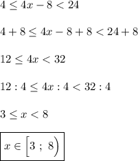 4\leq4x-8