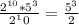 \frac{2^{10} * 5^3 }{2^10} = \frac{5^3}{2}