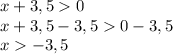 x+3,50\\x+3,5-3,50-3,5\\x-3,5