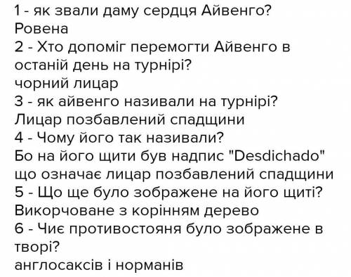 Скласти тестові 12 запитань по роману Айвенго