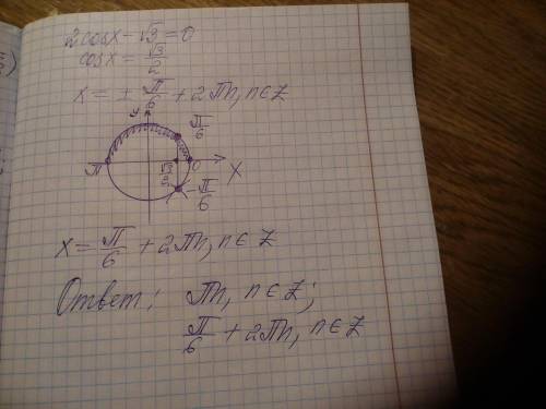 35 б решите уравнение методом разложения на множители (2cosx-√3)√sin x=0