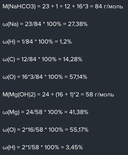 87. Обчисліть масові частки йонів у сполуках MgN, i Mg(OH)2-