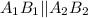 A_1B_1 || A_2B_2