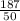 \frac{187}{50}