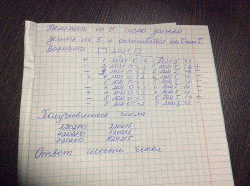 К числу 2021 нужно приписать слева и справа по одной цифре так, чтобы полученное число делилось на 1