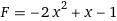 1. a) y = x - 3x² + x² - 1