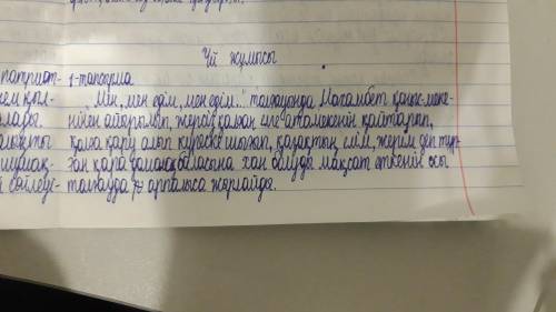 Мен, мен едім, мен едім... • Қандай мәселе көтерілген? • Ақын өзінің портретін қалай көрсеткен? Маха