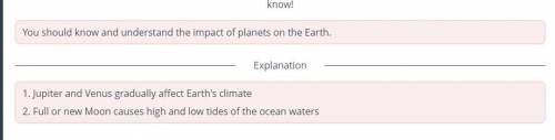 Read paragraphs D and F from the text Solar system impact on the Earth and correct the mistake. 1)