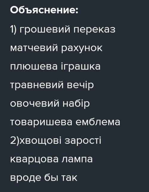 244 Запишіть послідовно словосполучення у дві колонки: 1) зі вставленою буквою е; 2) зі вставленою б