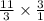 \frac{11}{3} \times \frac{3}{1}