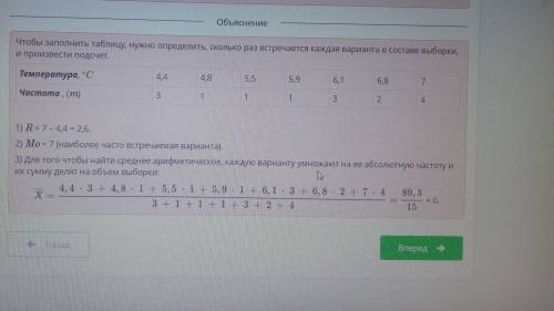 Сакен производил замер температуры воздуха в течение 15 дней мая в одно и то же время и постро Х пол