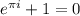 e^{\pi i}+1=0