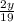 \frac{2y}{19}