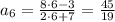 a_{6}=\frac{8\cdot6-3}{2\cdot6+7}=\frac{45}{19}\\ \\