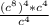 \frac{(c^8)^4*c^4}{c^4}