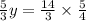  \frac{5}{3}y = \frac{14}{3} \times \frac{5}{4} 