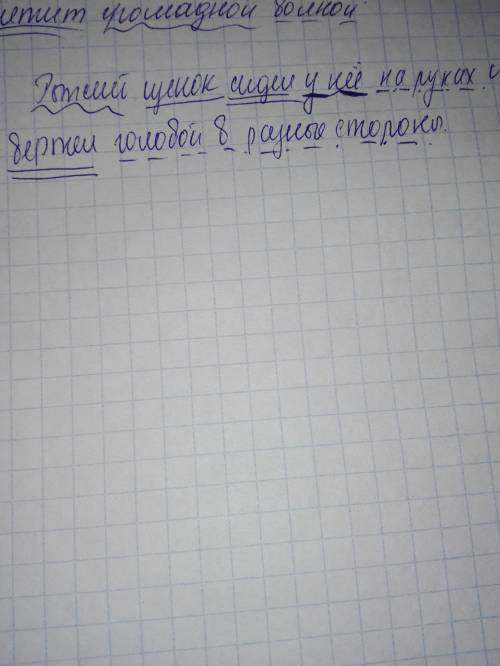 (полный разбор под цифрой 4 )рыжий щенок сидел у неё на руках и вертел головой в разные стороны.