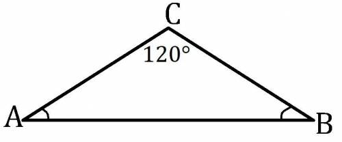 Треугольник abc равнобедренный.угол с равен 120(градусов).найти остальные углы треугольника​