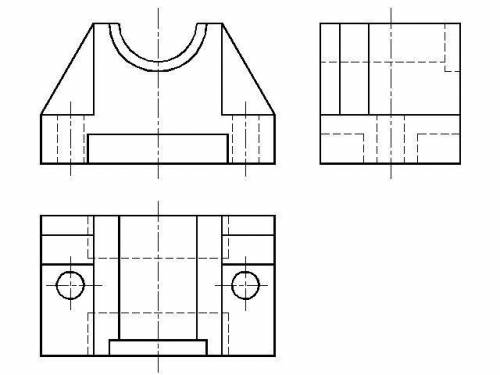 Инженерная графика нужно построить 3-ю проекцию
