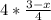 4*\frac{3-x}{4}