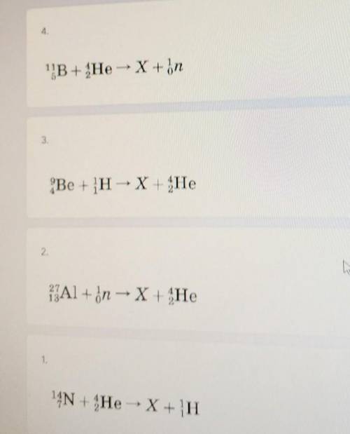 Физика 9 класс сделать любое задание.1)соотнесите уравнение ядерной реакции(уравнения на фото) с обр