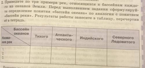 Люди с географией. Нужно только таблицу. Заранее