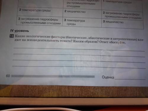 10 во какие экологические факторы(биотические, абиотические, антропогенные)влияют на жизнедеятельнос