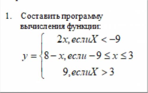 Составить программу вычисления функции в Scilab