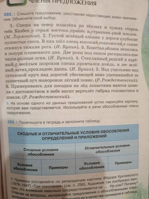 Расставте знаки препинания Очень нужно Пятое и шестое