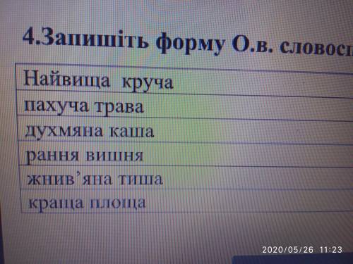 Записати в орудному відмінку: