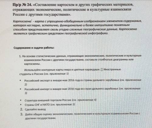 Составление картосхем и других графических материалов, отражающих экономические и политические и ку