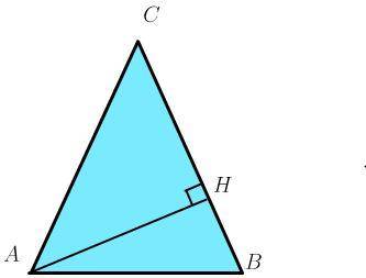 Решите В треугольнике ABC AC=BC, высота AH=10, угол C=30°. Найди AC.