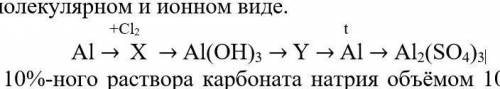 Напишите цепочку (и объясните зачем там хлор над стрелкой )​