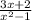 \frac{3x+2}{x^2-1}