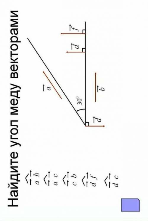 Найдите угол между векторами .​