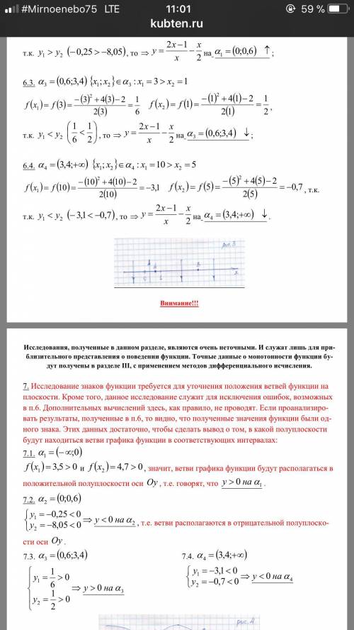 Полное исследование функции и ее графики y=5x^3/1-x^2 по шаблону зачётная работа