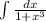 \int\limits{\frac{dx}{1+x^{3} } } \,