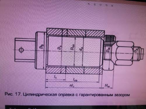 решить Рассчитать цилиндрическую оправку с гарантированным зазором. Мкр,Нмм-29