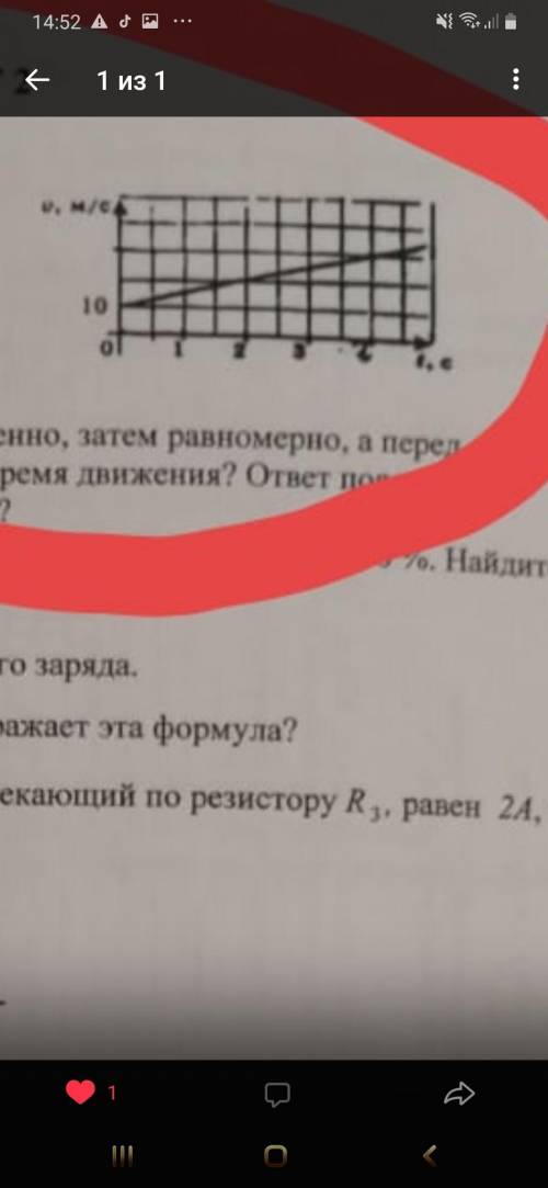 Пользуясь графиком скороти, определите а) начальную скорость б) ускорение тела в) путь, пройденные