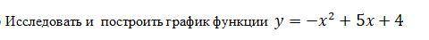 Исследовать и построить график функции