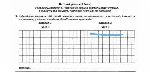 Вопрос: зобразить на координатной прямой множество чисел, которые удовлетворяют неравенству и зап