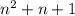 {n}^{2} + n+1