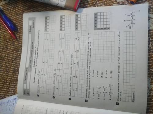 Развязать только 3,4,5 задание. 3) найдите cos a , если sin a = 0,6 90(градосов) (посмотрите